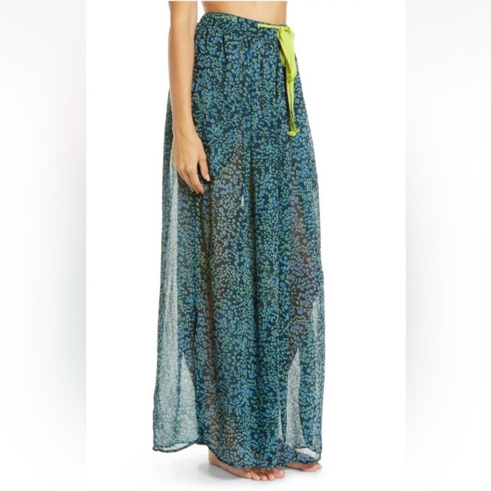 NWOT Free People Sleepin In Printed Chiffon Wide-Leg Pants Size Small - Picture 5 of 6